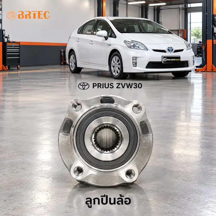 ลูกปืนล้อ BRTEC รหัส 995333A — ดมุ +ลูกปืนล้อหน้า ABS Prius 1.8 Y09