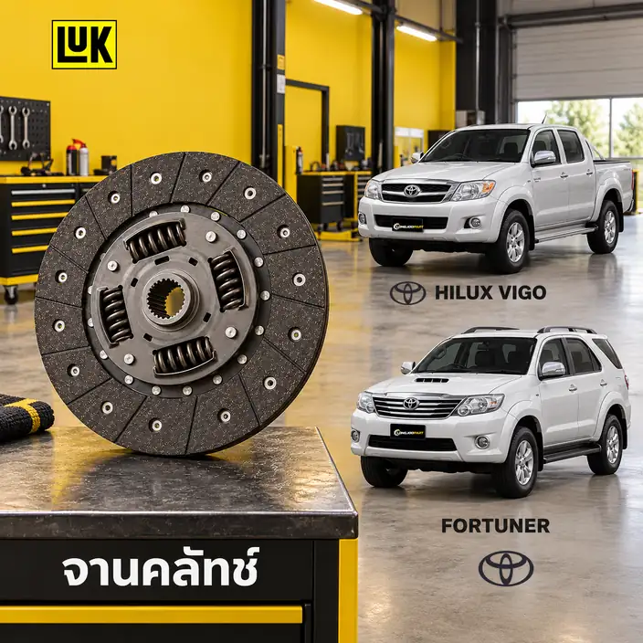 จานคลัทช์ LUK 325 0270 10 — TGN1-2 Fortuner 2.7, Vigo 2TR-FE