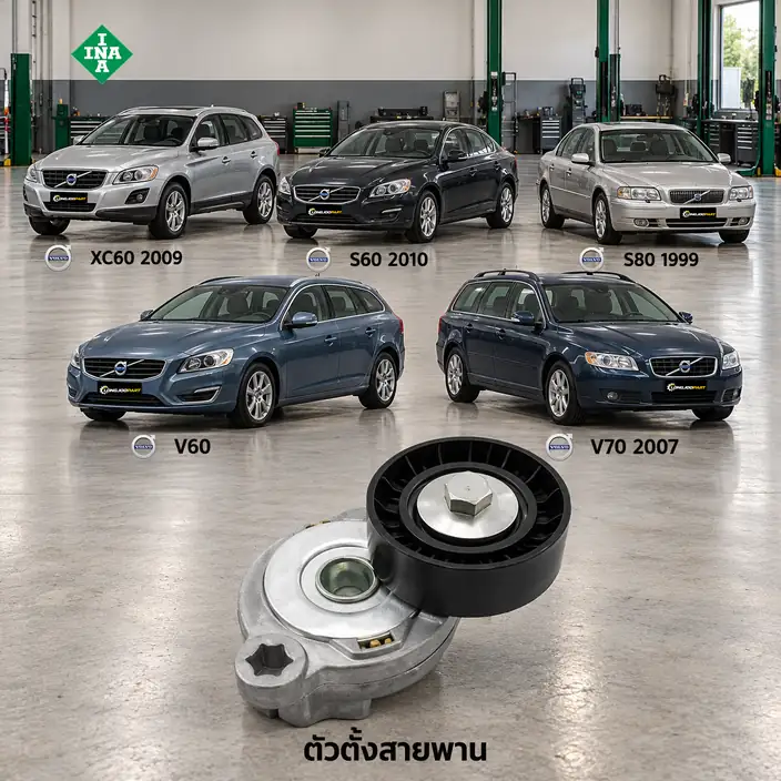 ตัวตั้งสายพาน INA 534 0605 10 — ชุดตั้งสายพาน XC60 S60-80 V60-70