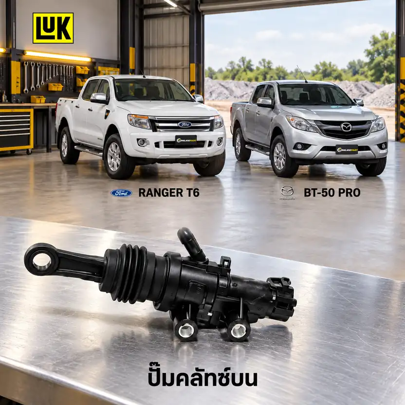 ปั๊มคลัทช์บน LUK 511 0863 10 — แม่ปั๊มคลัทช์บน รูเฉียง Ranger T6, BT50 Pro 2.2/3.2 P4AT, P5AT