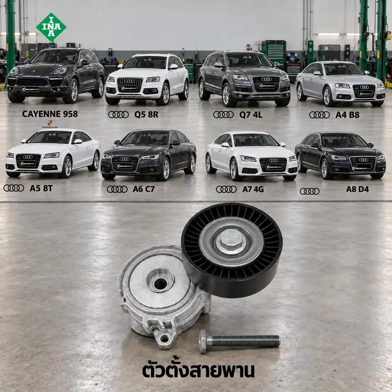 ตัวตั้งสายพาน INA 534 0375 10 — ชุดตั้งสายพาน Cayenne 3.0S, Q5 Q7 A4-A8