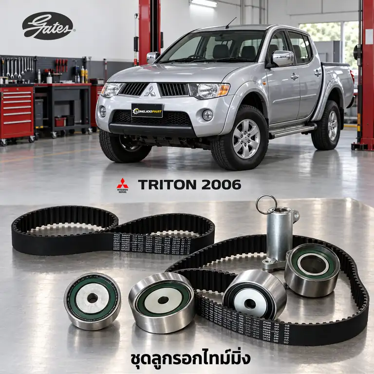 ชุดลูกรอกไทม์มิ่ง GATES TCKH-1602N — ชุดไทม์มิ่ง+บาลานซ์+ตัวดัน 4D56-DID 16V Triton 2.5 KA4T KB4T