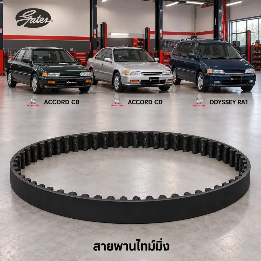 สายพานไทม์มิ่ง GATES T1160 — F20A AC9001, F22B Accord, Odyssey