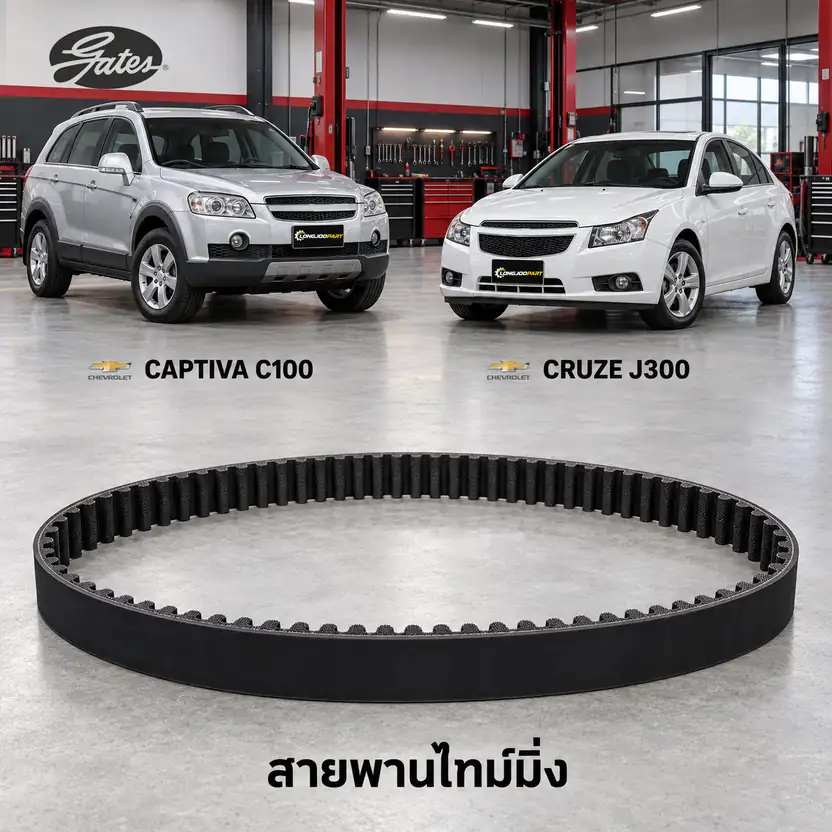 สายพานไทม์มิ่ง GATES T1626 — Z20S Captiva 2.0 ปี 2007, Cruze 2.0D
