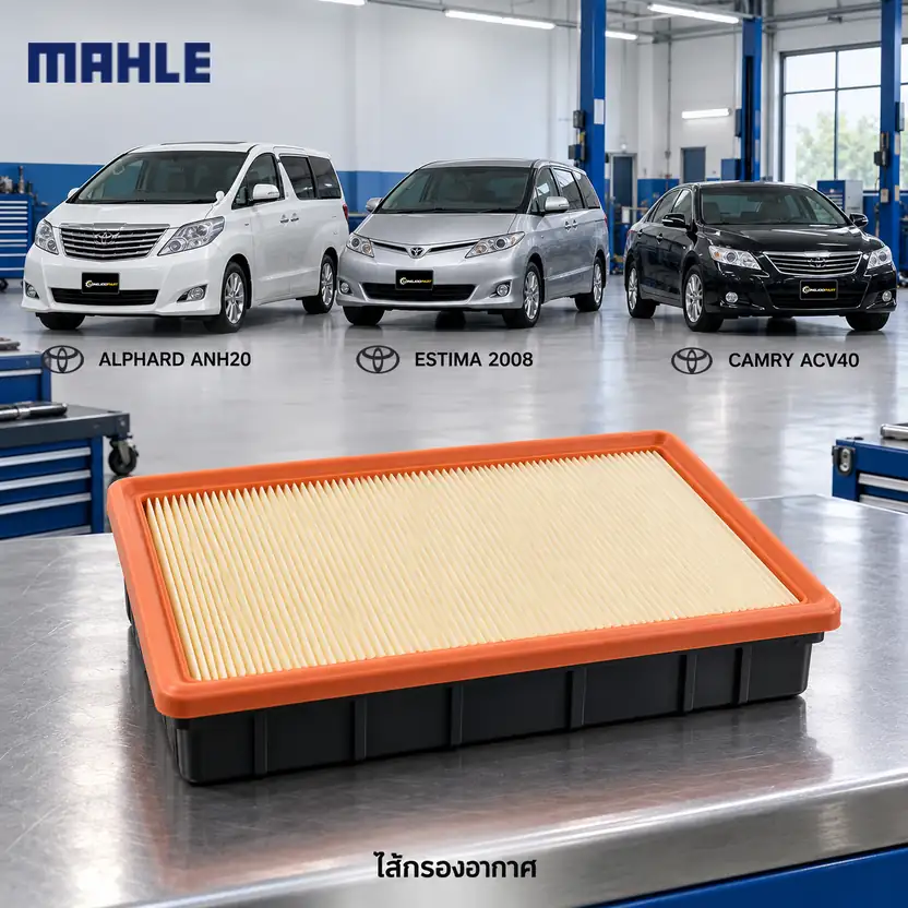 ไส้กรองอากาศ MAHLE รหัส LX 5142 — Alphard 2.4/3.5 GGH20, ACR50, GSV40