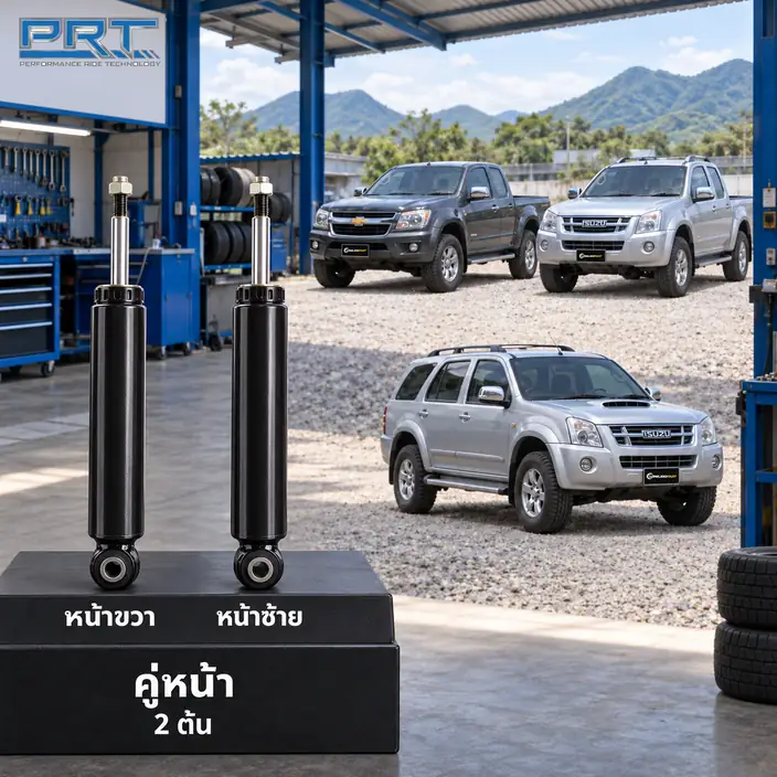 โช้คอัพ PRT STD — Colorado 4x4 4x2ยกสงู ปี 2002–2011 / D-Max 4x4 4x2ยกสงู ปี 2002–2011 / MU-7 4WD ปี 2006–2013