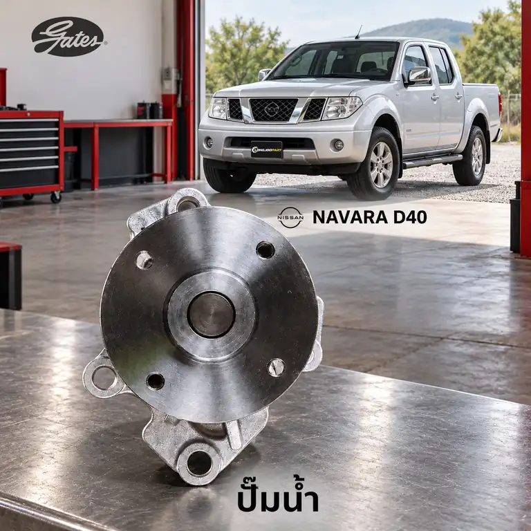 ปั๊มน้ำ GATES 41193 — ปั๊มน้ำ QR25 Navara CNG D40