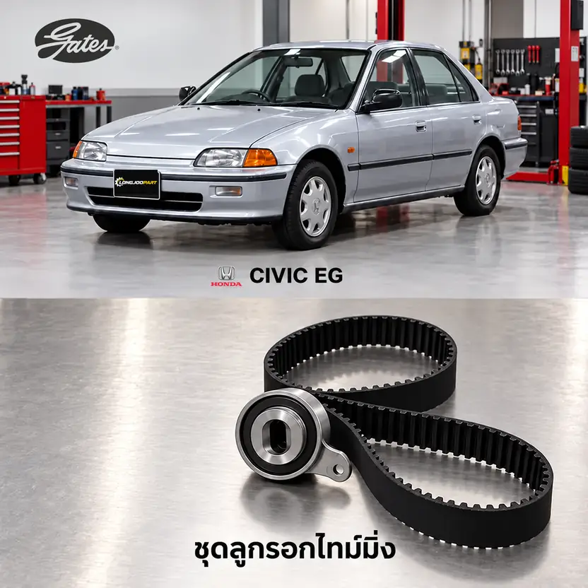 ชุดลูกรอกไทม์มิ่ง GATES TCK-143N — ชุดลูกรอกไทม์มิ่ง D15B Civic 1.5 เตา รีด ปี 1992–1995