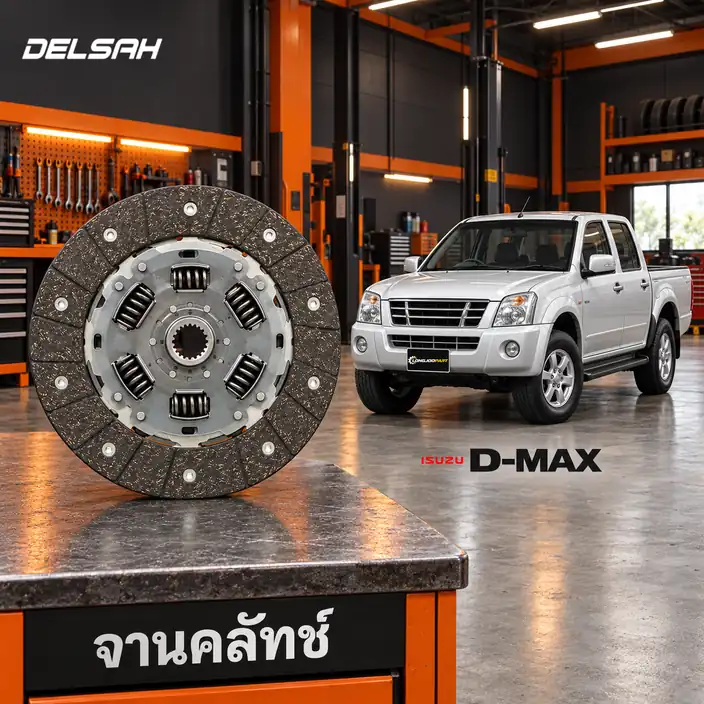 จานคลัทช์ DELSAH XL0673C-T1 — จานคลัทช์ 9นิ้ว 24T 4JA1 TFR03 D-Max 2.5