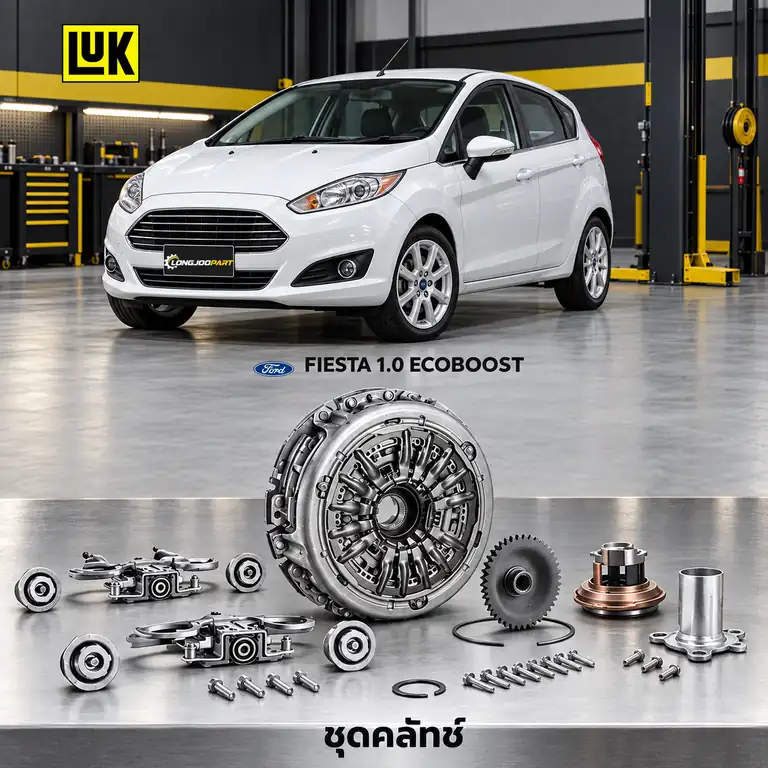ชุดคลัทช์ LUK 602 0014 00 — ชุดคลัทช์+ก้ามปู+ลูกปืน+อะไหล่ชุด ใหญ่ Fiesta 1.0 EcoBoost ออโต้ เกียร์ DCT250 DPS6