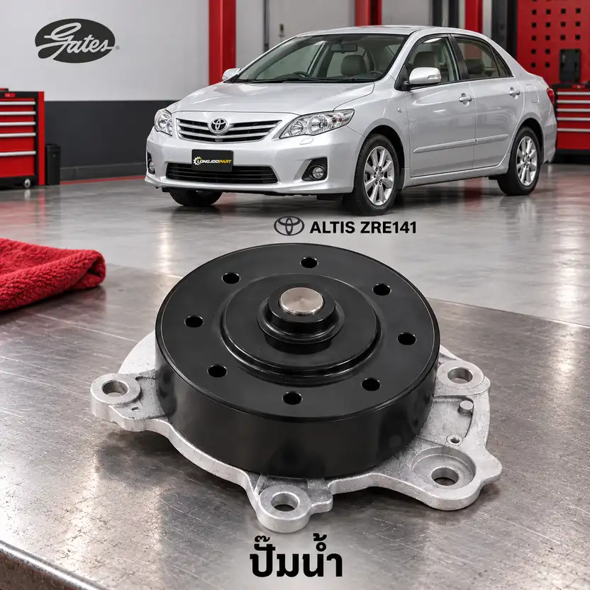 ปั๊มน้ำ GATES GWP-0261 — ปั๊มน้ำ 1-2-3ZRFE Altis Dual VVTi ZRE14#