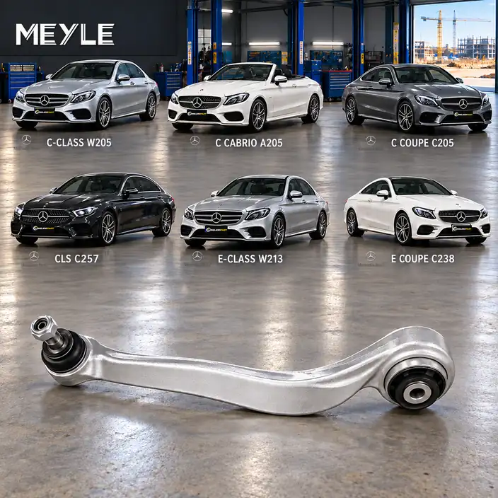 ปีกนก MEYLE รหัส 016 050 0147 — MB C-CLASS (W205) ปี 2013–2021 / MB C-CLASS Convertible (A205) ปี 2016–2018 / MB C-CLASS Coupe (C205) ปี 2015–2023 / MB C-CLASS Coupe (CL203