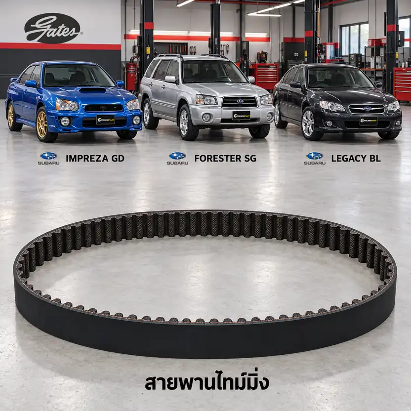 สายพานไทม์มิ่ง GATES T277 — EJ205 EJ255 Impreza, Forrester, Legacy