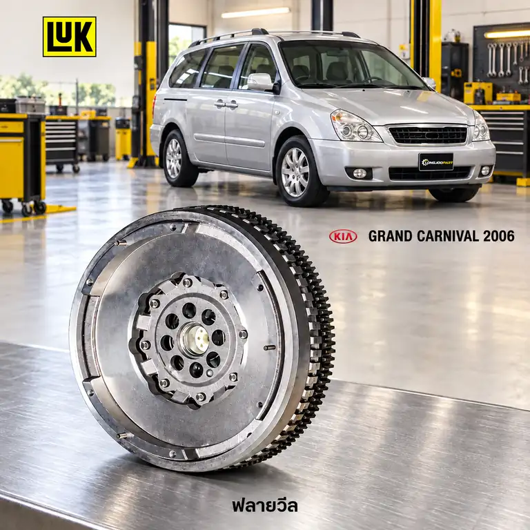 ฟลายวีล LUK 415 0290 10 — DMF ฟลายวีลสองชั้น Carnival 2.9CRDi, Sedona '06 2.9CRDi VGT ดีเซล