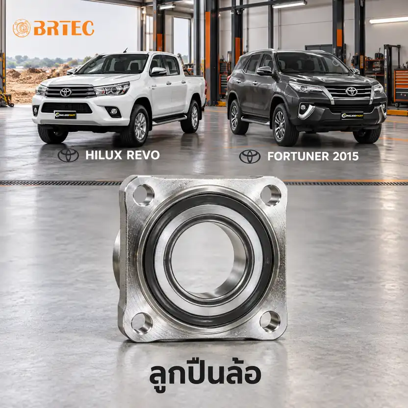 ลูกปืนล้อ BRTEC รหัส 983102A — ดมุ +ลูกปืนล้อหน้า ABS Revo 4x4, Fortuner Y15
