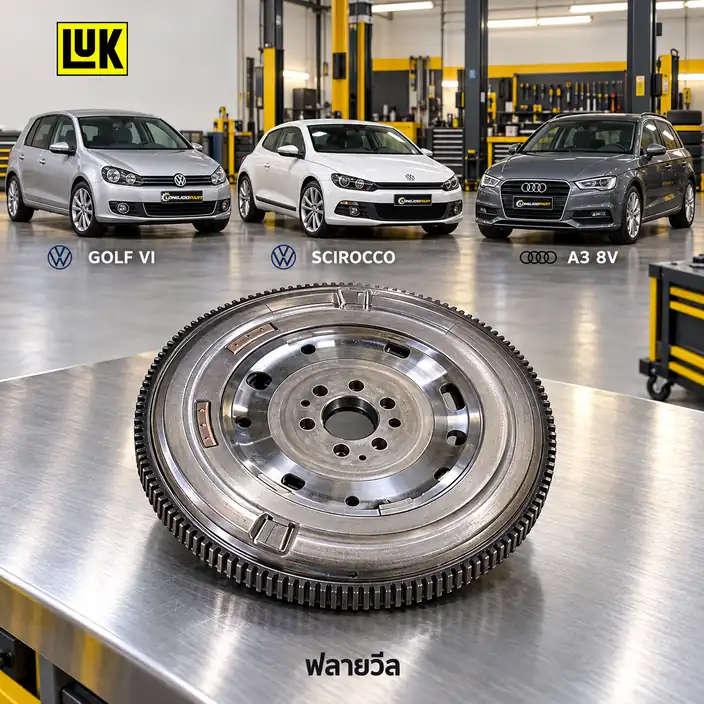 ฟลายวีล LUK 415 0497 09 — DMF ฟลายวีล DCT DCT Golf VI 1.4TSI, Scirocco , A3