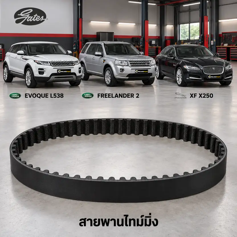 สายพานไทม์มิ่ง GATES T1638 — 224DT Evoque 2.2D, Freelander II, XF ปี 2011
