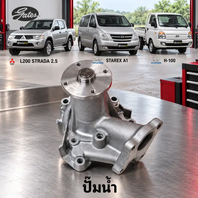 ปั๊มน้ำ GATES GWP-0008 — ปั๊มน้ำ 4D56 L200 Strada 2.5, D4BH H1 H100