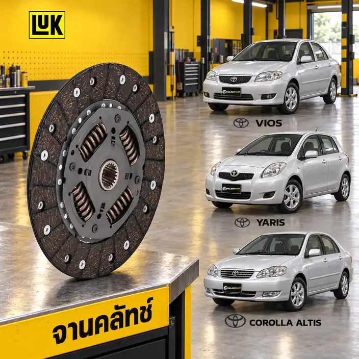 จานคลัทช์ LUK 321 0077 10 — Vios Yaris 1.5, Altis ZZE121 1NZ, 3ZZ