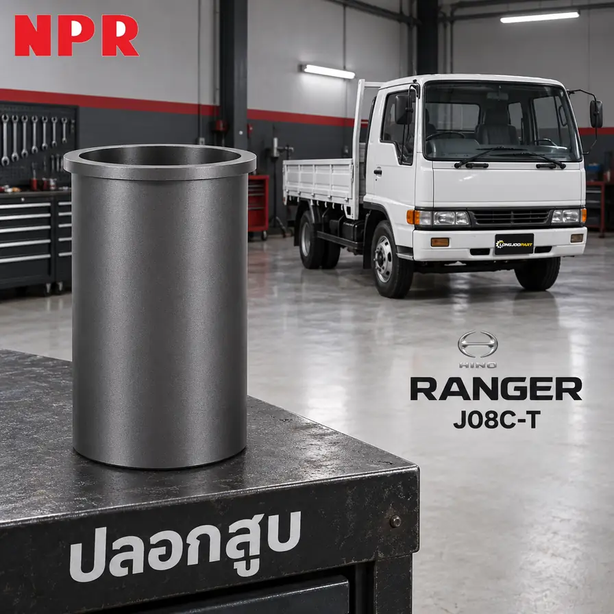 ปลอกสูบ NPR — J08C-T มีบ่า
