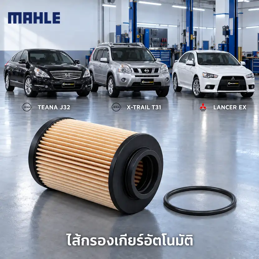 ไส้กรองเกียร์อัตโนมัติ MAHLE รหัส HX 392 — กรองเกียร ์นอก Teana J32, X-Trail T31, Lancer EX, 317261XF00