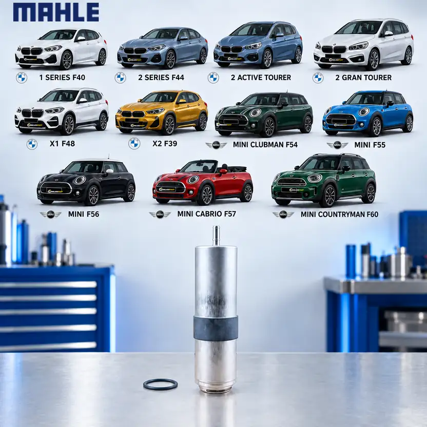 ไส้กรองน้ำมันเชื้อเพลิง MAHLE รหัส KL 983D — ดีเซล / 1 (F40) 2 (F44-46) X (F48 F39), Mini (F54-60)