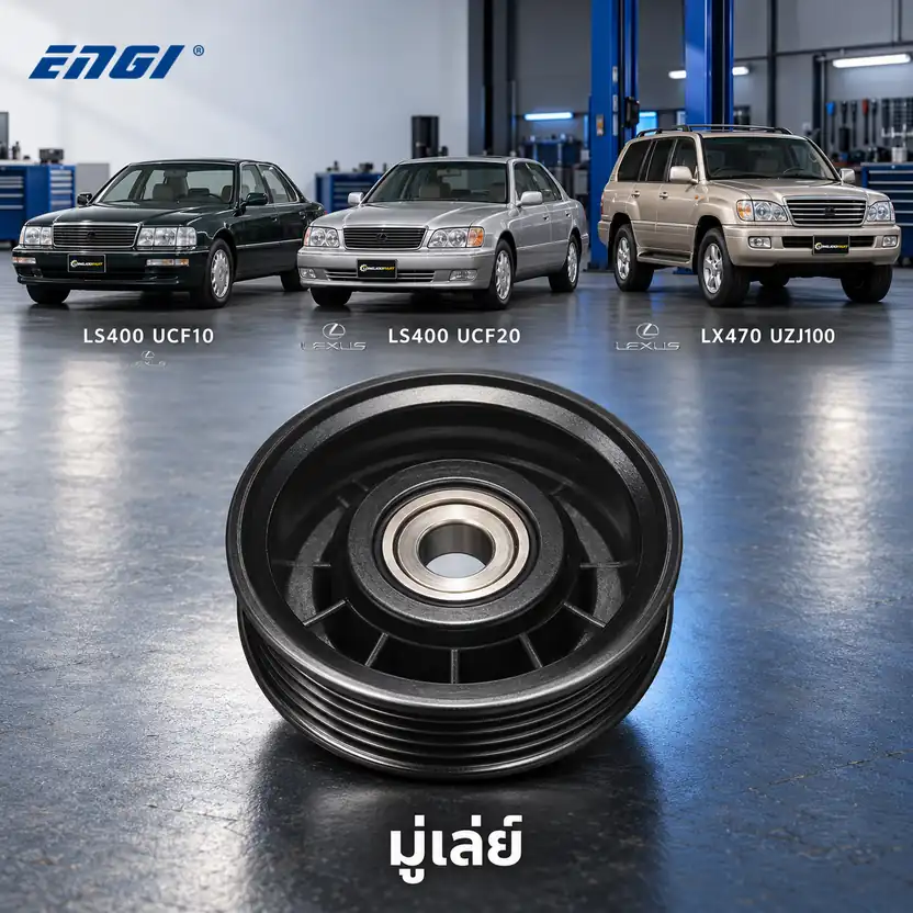 มู่เล่ย์ ENGI EG60244 — มู่เลย์ 6ร่อง 2UZ Prado 4.7, 1UZ LS400 LX470