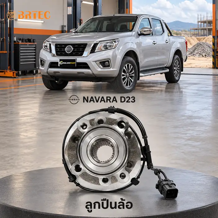ลูกปืนล้อ BRTEC รหัส 993395A — ดมุ +ลูกปืนล้อหน้า ABS Navara NP300 D23 4x2