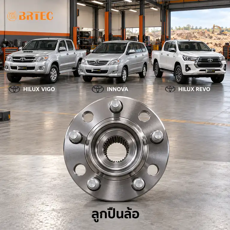 ลูกปืนล้อ BRTEC รหัส 973306 — เสื้อดมุ ล้อหน้า Vigo 4x2, Innova, Revo 4x2