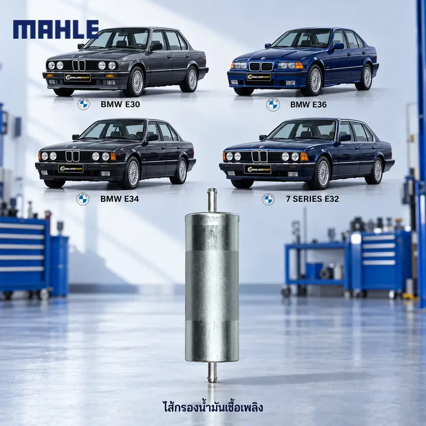 ไส้กรองน้ำมันเชื้อเพลิง MAHLE รหัส KL 35 — 3 (E30 E36), 540i (E34), 7 (E32)