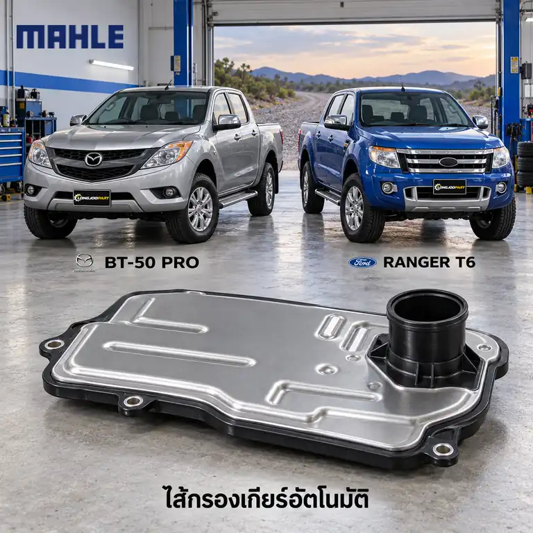 ไส้กรองเกียร์อัตโนมัติ MAHLE รหัส HX 379D — กรองเกียร ์คออ้วน BT50 Pro, Ranger 2.2/3.2 ปี 2012, BL3P7G186AC+BL3Z7A191C