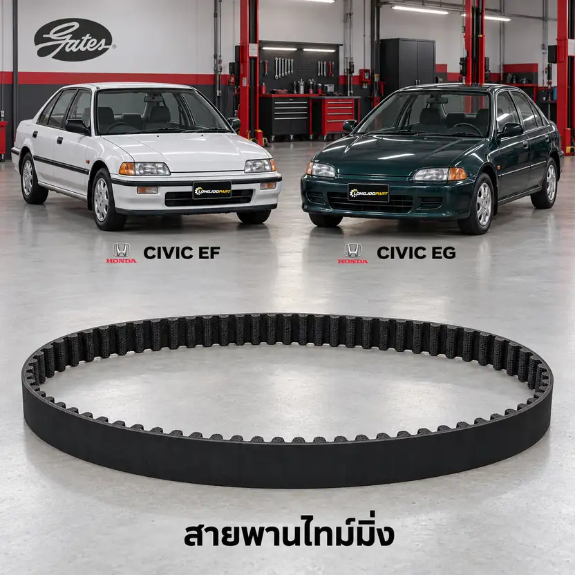 สายพานไทม์มิ่ง GATES T143 — D13B D15B CV8895, Civic เตารีด