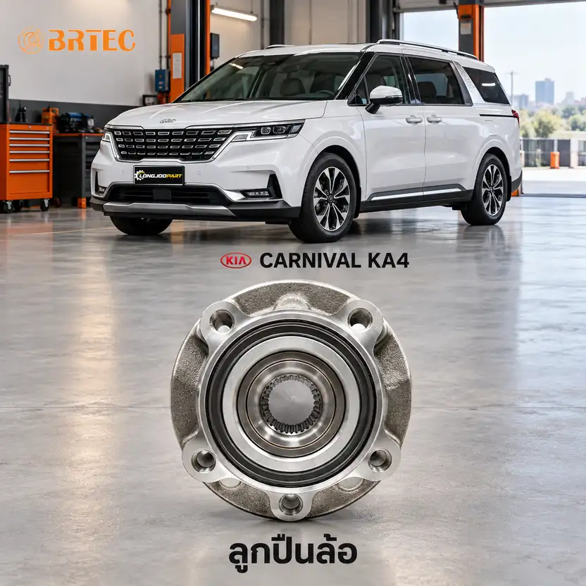 ลูกปืนล้อ BRTEC รหัส 992816A — ดมุ +ลูกปืนล้อหน้า ABS Carnival Y20
