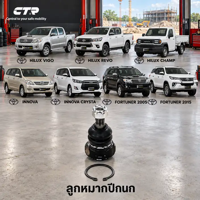 ปีกนก CTR รหัส CB0406 — ลูก หมากปีกนก บน หน้า L/R / HILUX Champ (GUN110) 23-