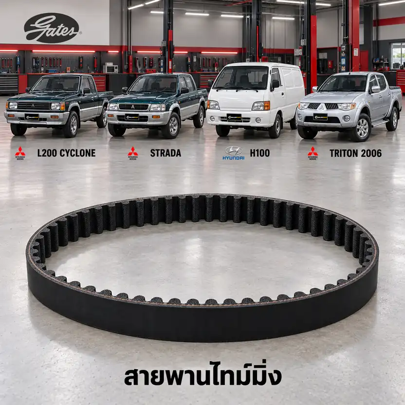 สายพานไทม์มิ่ง GATES T724 — 4D56 L200 ปี 1993, Strada 2500, H100, Triton 2.5