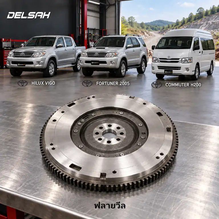 ฟลายวีล DELSAH XL0253FL — ฟลายวีล 10นิ้ว 2TR Vigo, Fortuner, Commuter