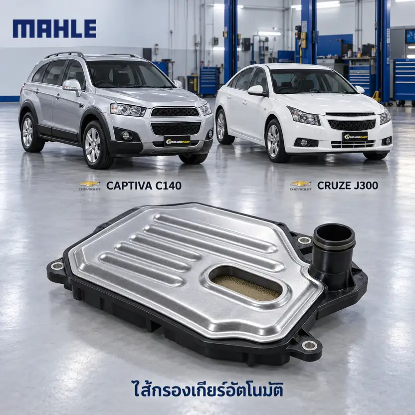 ไส้กรองเกียร์อัตโนมัติ MAHLE รหัส HX 322D — กรองเกียร ์Captiva 2.0/2.4 ปี 2011, Cruze 2.0, 24230708