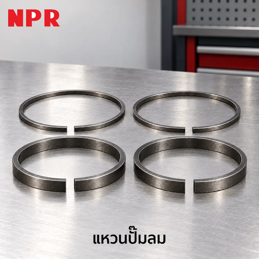 แหวนปั๊มลม NPR 6RB1 Isuzu Size STD — SDI10200