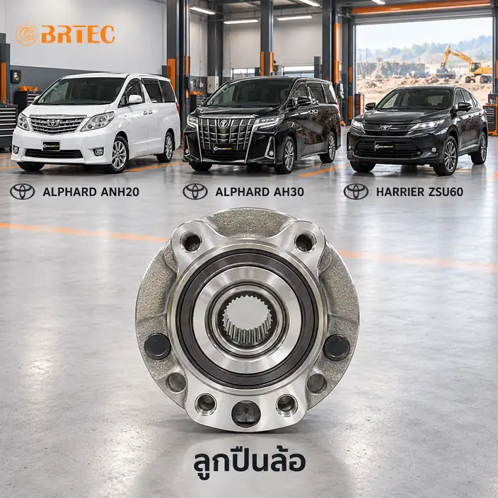 ลูกปืนล้อ BRTEC รหัส 995316A — ดมุ +ลูกปืนล้อหน้า ABS Alphard 3.5 Y08, AH30 Y16, Harrier ZSU60 Y14
