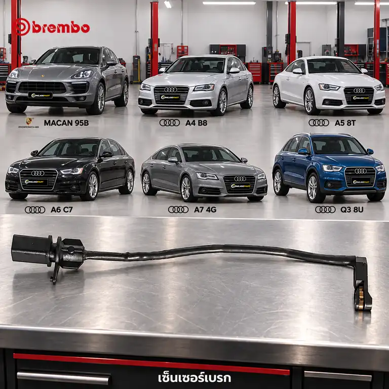 เซ็นเซอร์เบรก BREMBO รหัส A00486 — Macan 95B ปี 2014 / A4-7 Q3