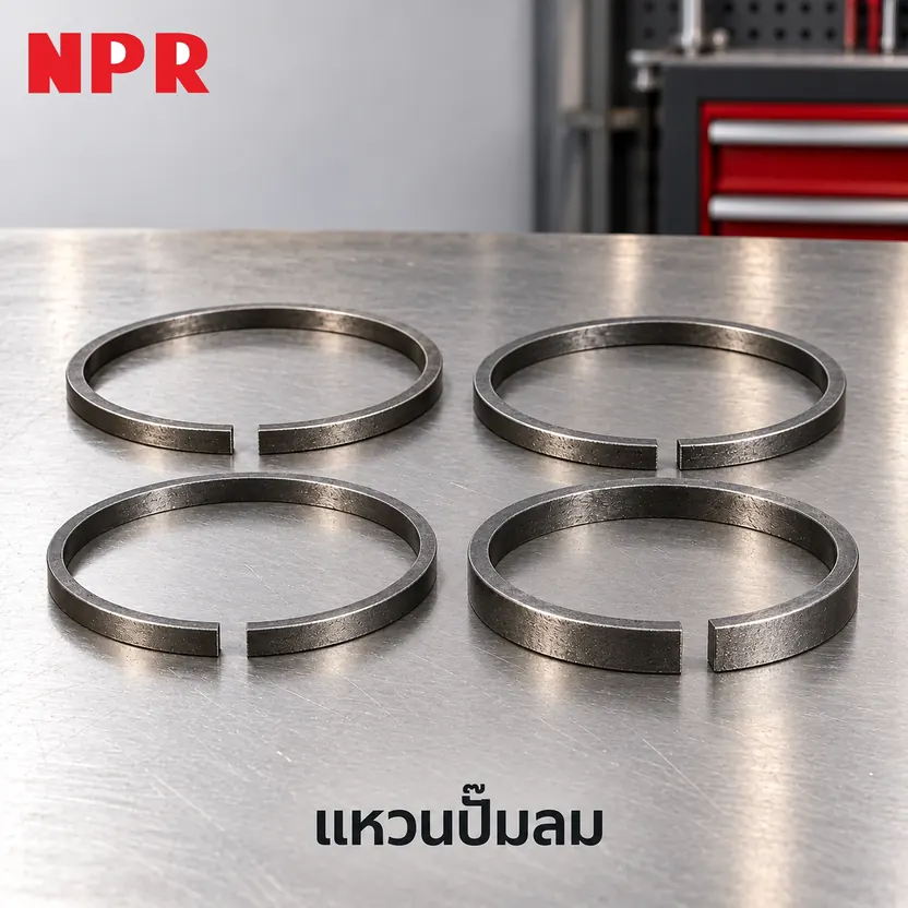 แหวนปั๊มลม NPR RD8 PE6 6QA1 Isuzu, Nissan UD Size STD — YWI10135