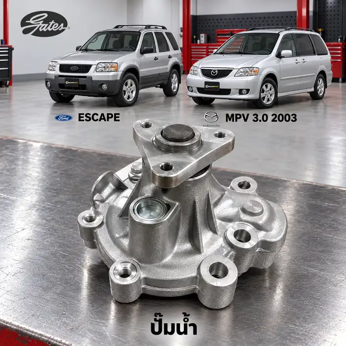 ปั๊มน้ำ GATES GWP-0238 — ปั๊มน้ำ AJ Escape, MPV 3.0 ปี 2003