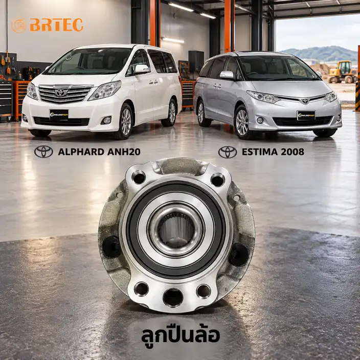 ลูกปืนล้อ BRTEC รหัส 995317A — ดมุ +ลูกปืนล้อหน้า ABS Alphard AH20 Y08, Estima ACR50 Y06