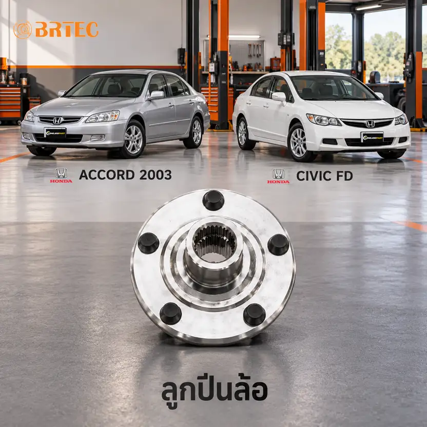 ลูกปืนล้อ BRTEC รหัส 971606 — เสื้อดมุ ล้อหน้า Accord Y03, Civic FD 2.0 Y06