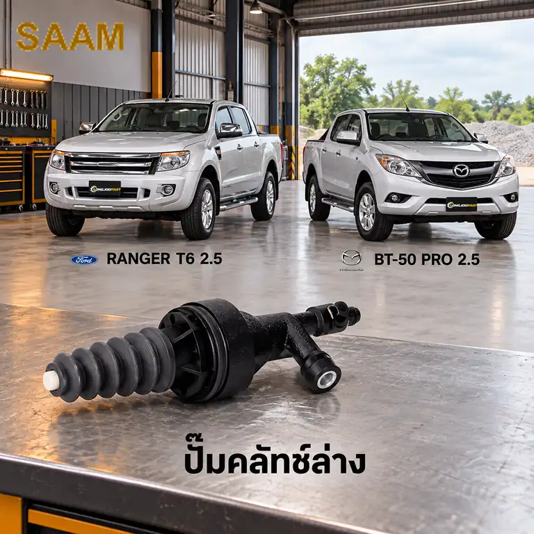 ปั๊มคลัทช์ล่าง SAAM 512 0359 10 — แม่ปั๊มคลัทช์ล่าง Ranger T6 5MT, BT50 Pro เบนซิน 2.5
