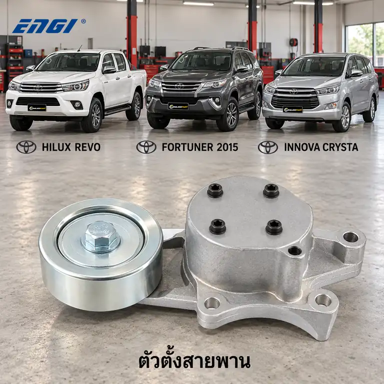 ตัวตั้งสายพาน ENGI EG90746 — ชุดตั้งสายพาน 1-2GD Revo 2.4/2.8 GUN12#, Fortuner, Innova 2.8