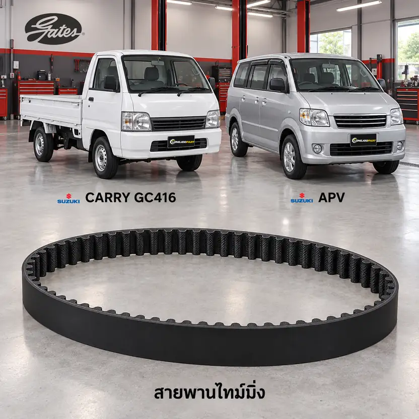สายพานไทม์มิ่ง GATES T212 — G16B Carry 1.6 ปี 2006, APV
