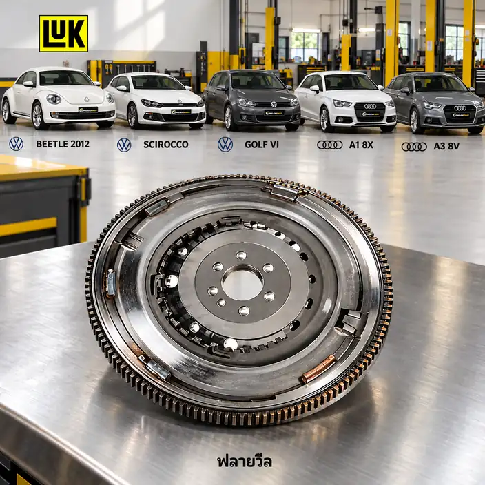 ฟลายวีล LUK 415 0682 09 — DMF ฟลายวีล 7-DCT 7-DCT Beetle Scirocco Golf VI, A1, A3