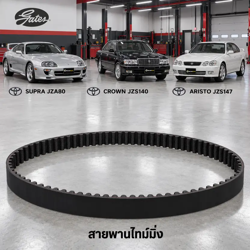 สายพานไทม์มิ่ง GATES T215 — 2JZ-GE Supra JZA80, Crown, Aristo