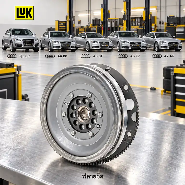 ฟลายวีล LUK 415 0625 09 — DMF ฟลายวีล 7-DCT 7-DCT Q5 2.0 ปี 2008, A4 A5 A6 A7